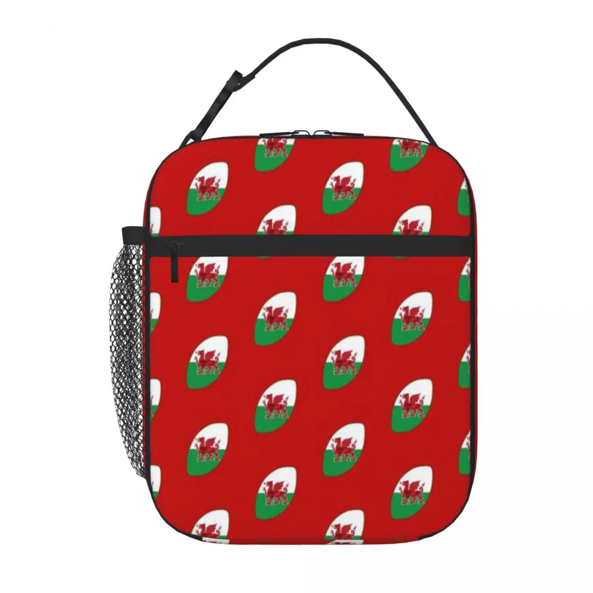 Hot Sale Rugby Wales Matte Finish Lunch Box Bag Lake Picnic Lunch Tote