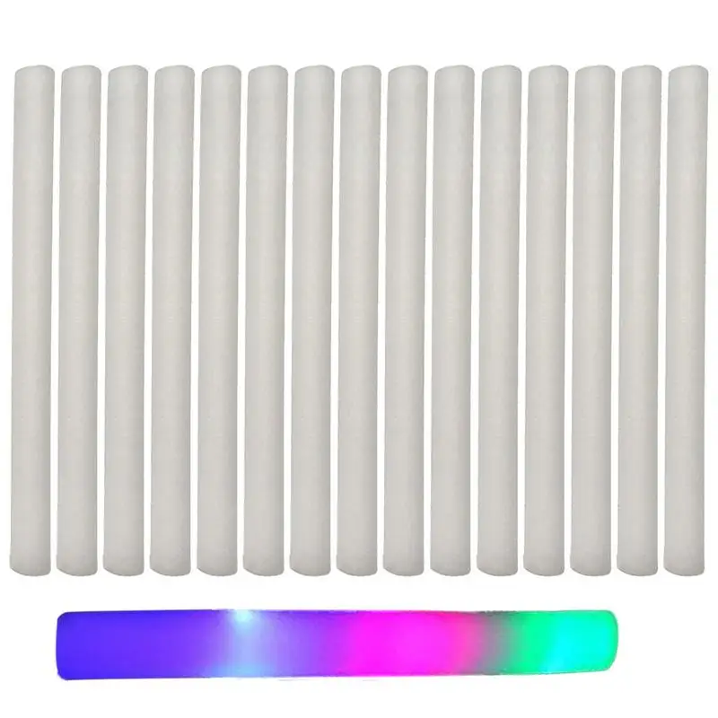 

Foam Glow Sticks Wedding Glow Stick with 3 Kinds of Color Flashing Mode LED Foam Sticks for Wedding Carnival Concert Party Camp