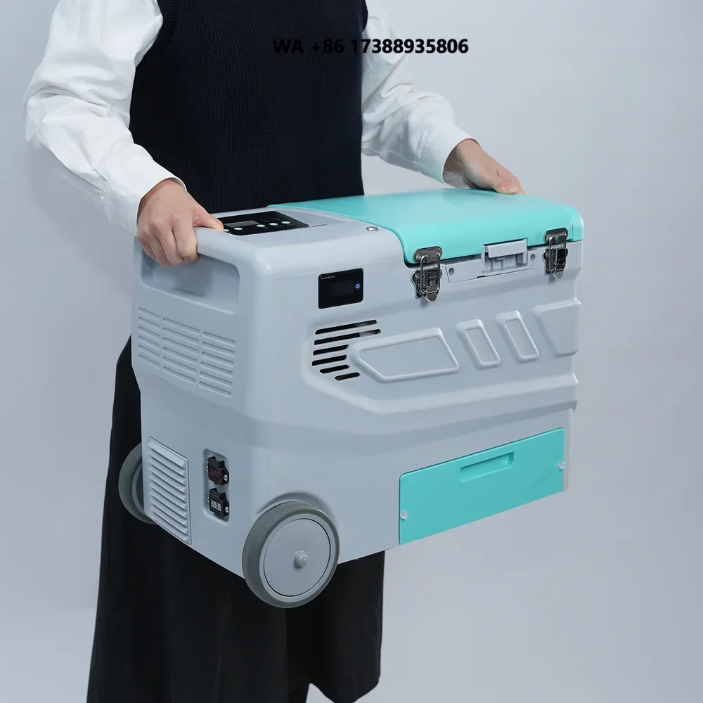 Huacooling -40 Degree Car Portable Freezer 10L Medical Ultra Low Temperature Storage Freezer Refrigerator