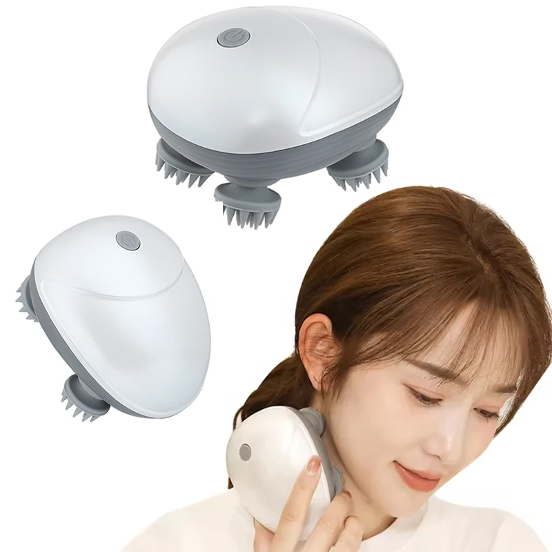 Scalp Massager Shampoo Brush Head for Salon & Home Use Head Massager Scalp Care Device Custom Private Label