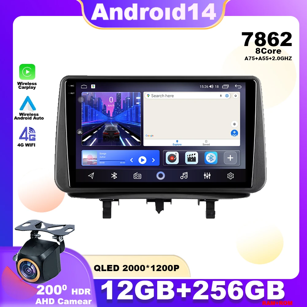 Android 14 TV Video Player Auto For Opel Meriva B 2009 - 2014 Carplay Car Radio Multimedia Navigation Stereo GPS Monitor Screen