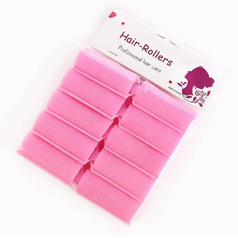 10pcs DIY Soft Sponge Curler Durable Portable Hair Tools Hairproof Multi-functional Hair Roller Women