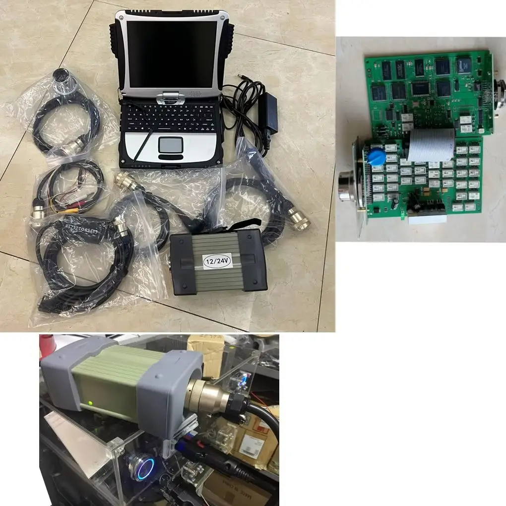 MB Star C3 Diagnostic Tool Scaner with Software 2014.12V in Laptop CF19 I5 CPU Windows XP Ready to Work