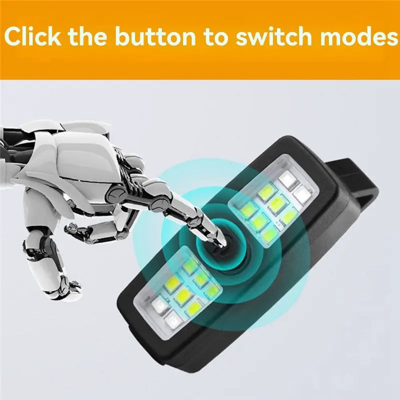 A44Z-Small Rechargeable Light , Running Lights Clip For Runners, Bike Lights For Dog Walking At Night
