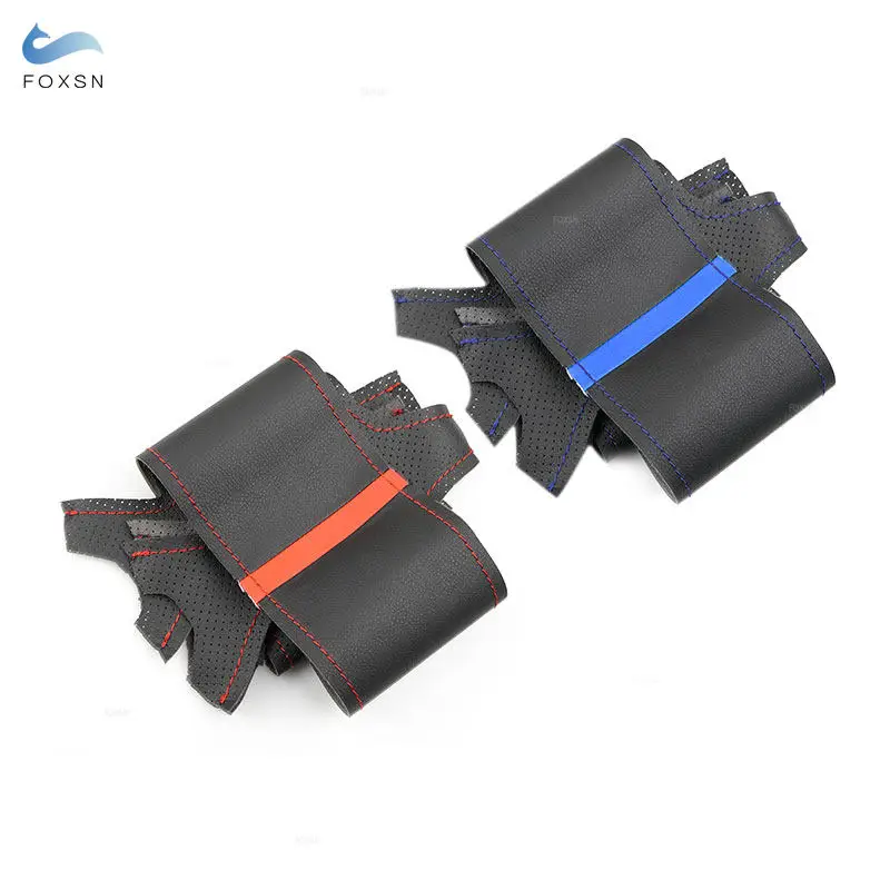 For Peugeot 207 Expert 2008-2014 For Citroen Jumpy 2009-2016 For Toyota Proace 2013-2016 Car Steering Wheel Cover Leather Trim