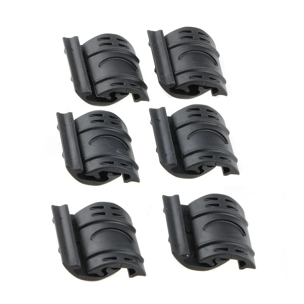 12 Stück Gummi-Schienenabdeckungen Handschutz Quad-Schienenabdeckungen für Jagd-Airsoft-Gewehr M4 Schutz Universelle 20mm Picatinny-Schienen-Zubehörteile – Detail 5