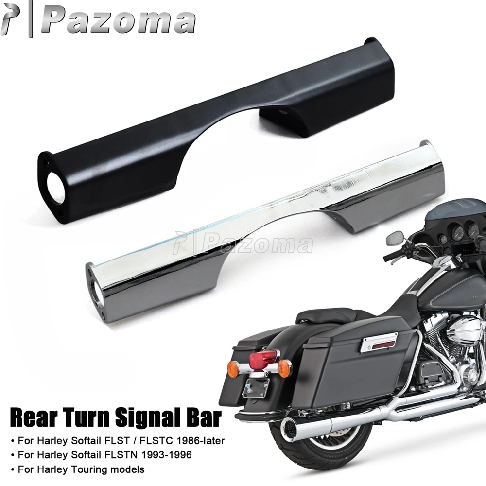 

Aluminum Rear Turn Signal Bar For Harley FLST FLSTC FLSTN Touring Road King Street Glide Motorcycle Signal Lamp Bracket 1986-18