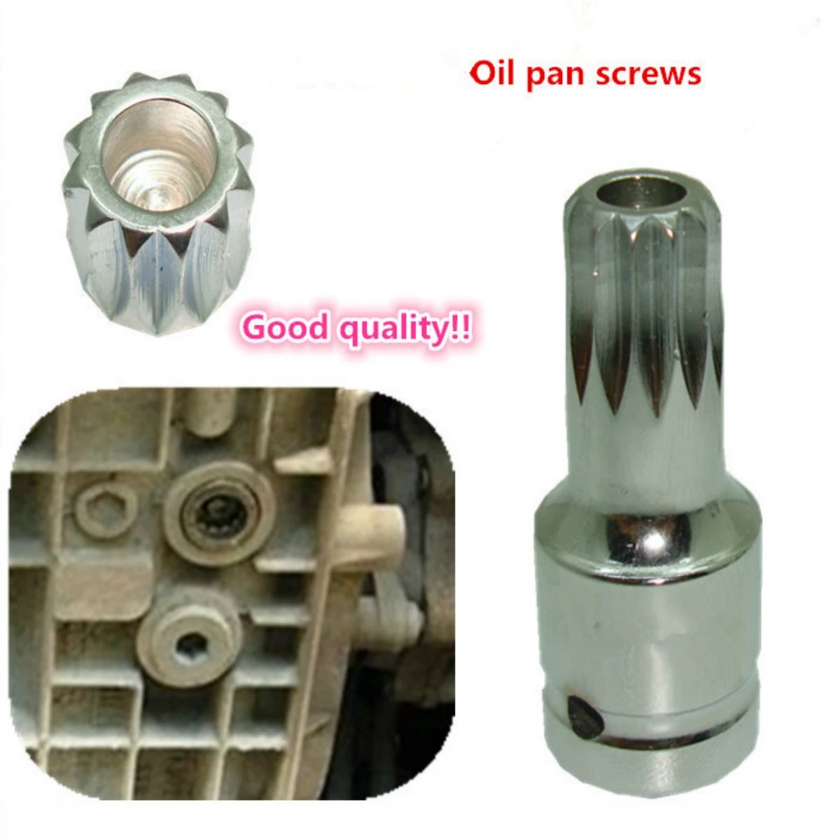 

and good quality! Fit for V-W for Au-di Oil Pan Drain Plug Screw Bolt Star Tamper Proof Socket Tool M16