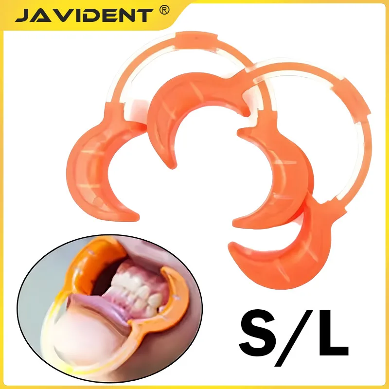 2Pcs Dental Disposable Orthodontic C-Type Mouth Opener, Mouth Expander, Occlusal Pad, and Teeth-Whitening Coated Mouth Opener
