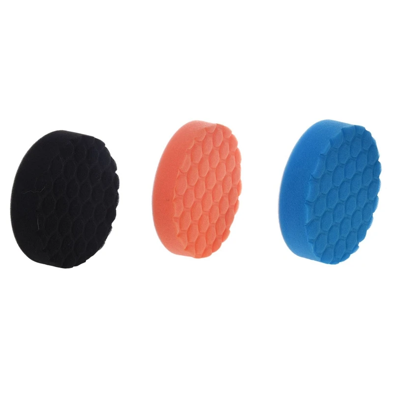 6X Hex-Logic Buff Buffering Polishing Pad Kit For Auto Car Polisher 5 Inch