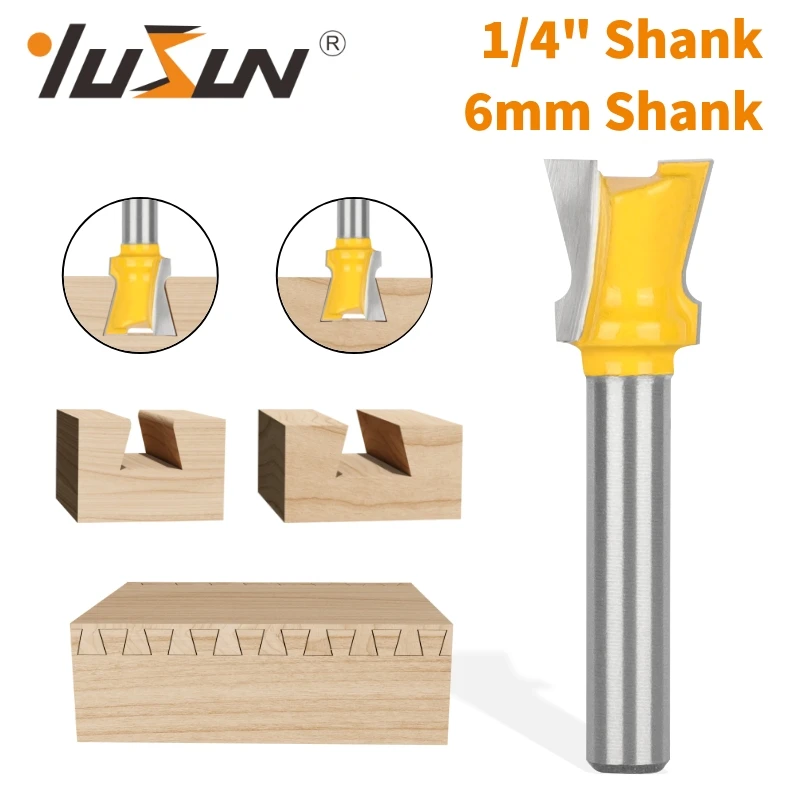 YUSUN 1PC Dovetail Bit Router Bit Carbide Cutters Alloy Woodworking Milling Cutter For Wood Bit Face Mill End Mill