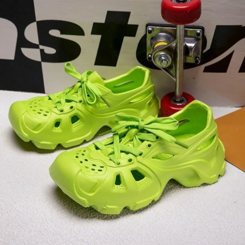 Summer Kids Waterproof Sandals Ventilated Perforated Non Slip Adjustable Straps Toddler Shoes for Boys Girls Outdoor Water Play