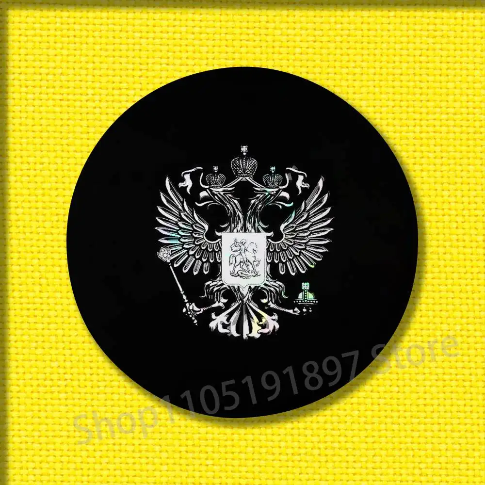 روسيا جواز السفر الشعار الوطني العلم شارات 25 مللي متر 75 مللي متر 44 مللي متر 58 مللي متر 32 مللي متر دبوس مستدير بروش الزينة على ظهره تذكارية تأثيري هدية #4