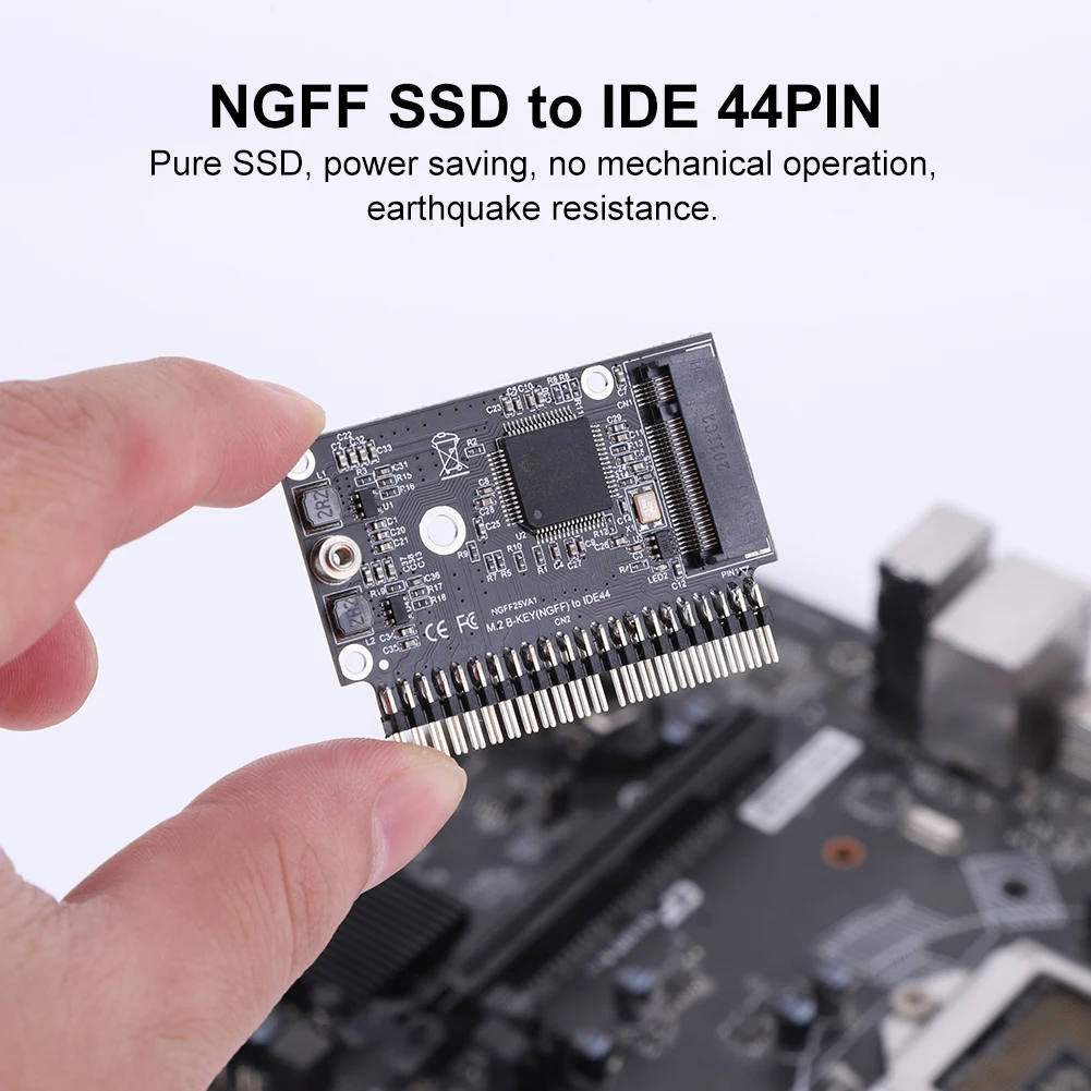 M.2 NGFF SATA SSD To 2.5inch IDE 44pin Adapter Driver-free M.2 NGFF SATA SSD To 2.5 IDE SATA SSD Converter Adaptor Convertor