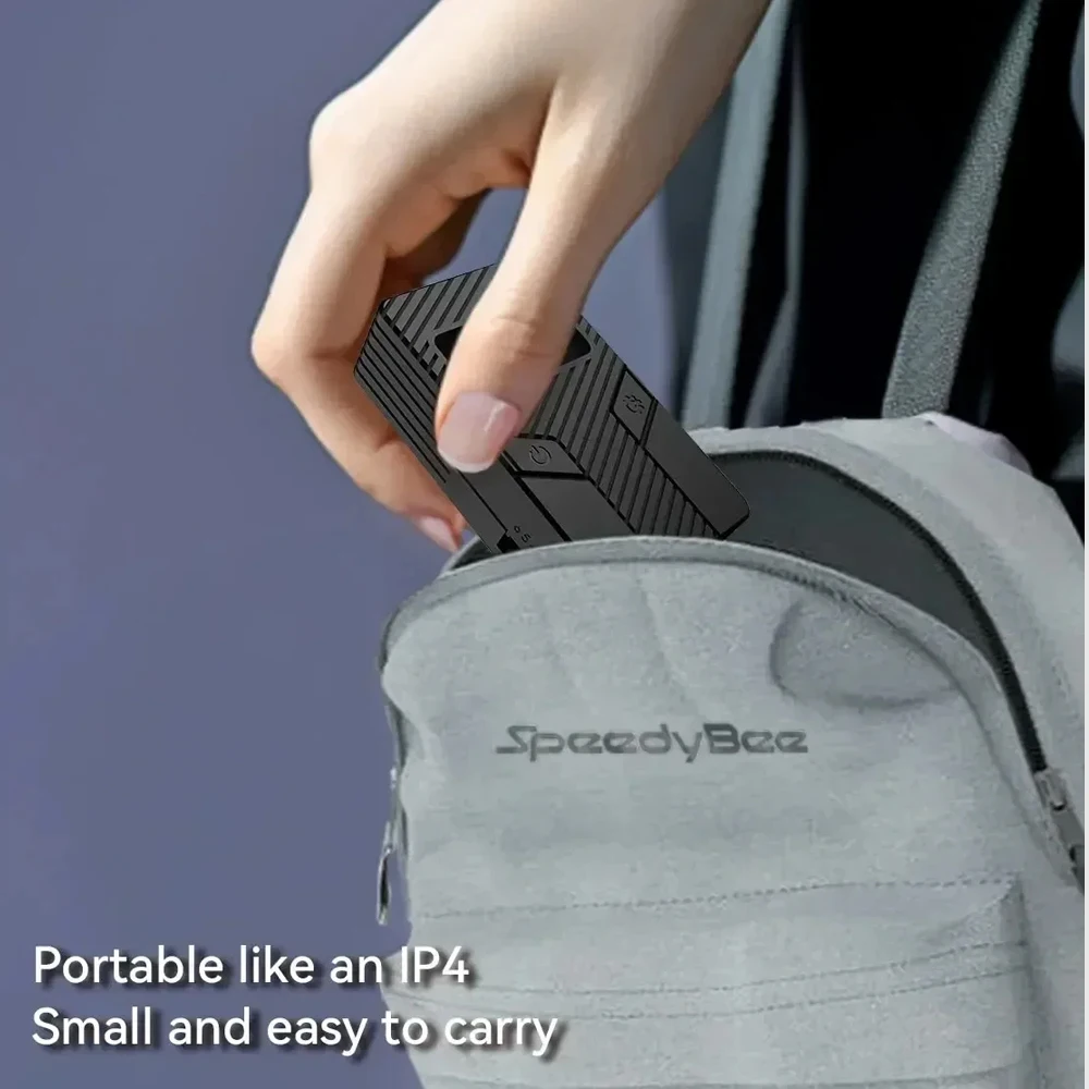 Descargador de batería SpeedyBee FDQ 3-6S 60W para Dron RC compatible con carga rápida hasta 60W alarma de bajo voltaje XT60