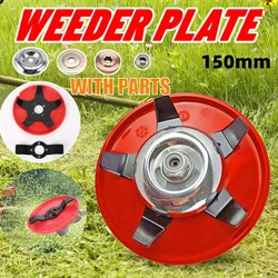 Dual-use Weeder Plate Blades Lawn Mower Grass Eater Trimmers Head Brush Cutter Tool