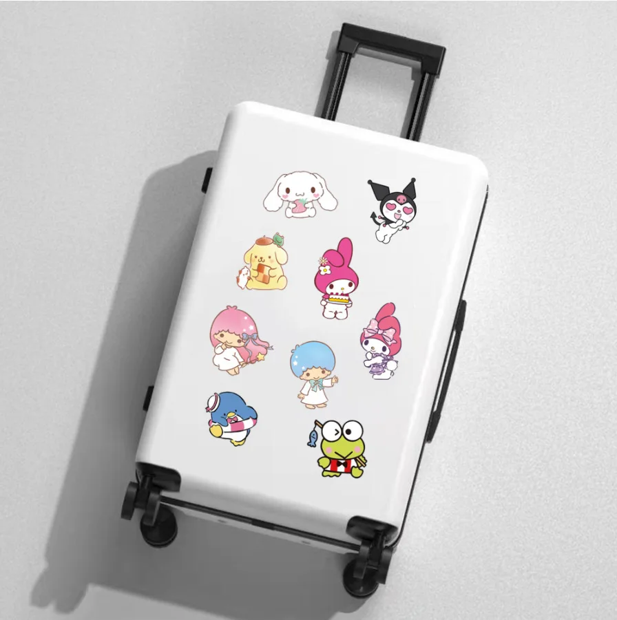 50Pcs/Set Sanrio Series Little Twin Stars KUROMI Pochacco Stickers High Quality Decoration DIY Hand Account Diary Cute Stickers