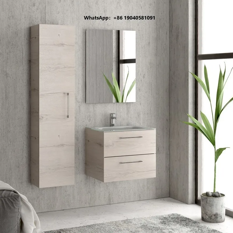 Bathroom Sink Set with 60 cm Cabinet Column EL-60B Mirror 60 cm Bathroom Composition