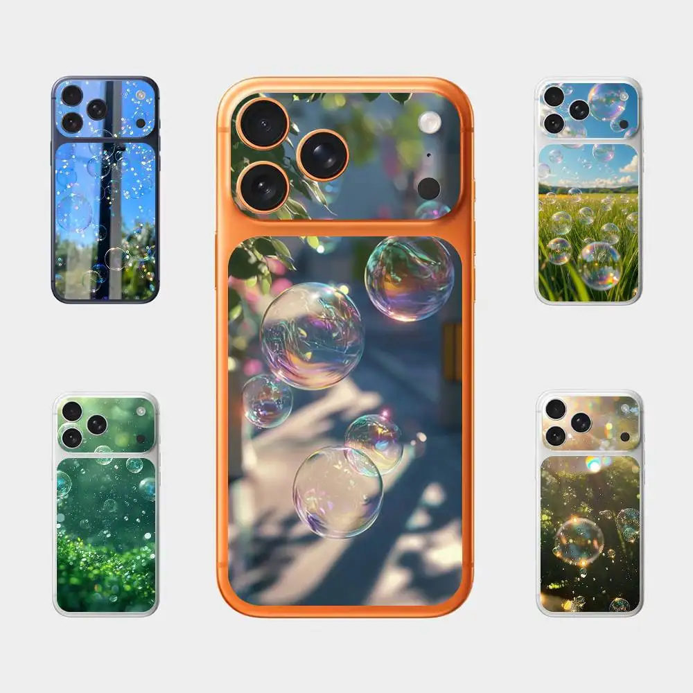 

Красочная наклейка-пленка с эффектом пузырьков для Apple iPhone 17 Pro Max, полная защита задней панели