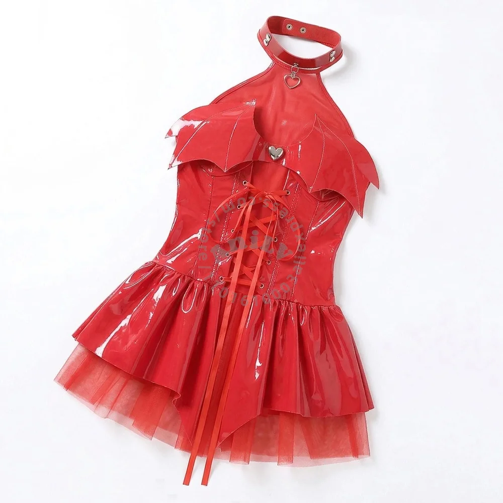 

Костюм для косплея AniLV Game Anime: Сексуальное белье «Маленькая дьяволица-ведьма», платье с крыльями летучей мыши, соблазнительная пижама, эротический наряд