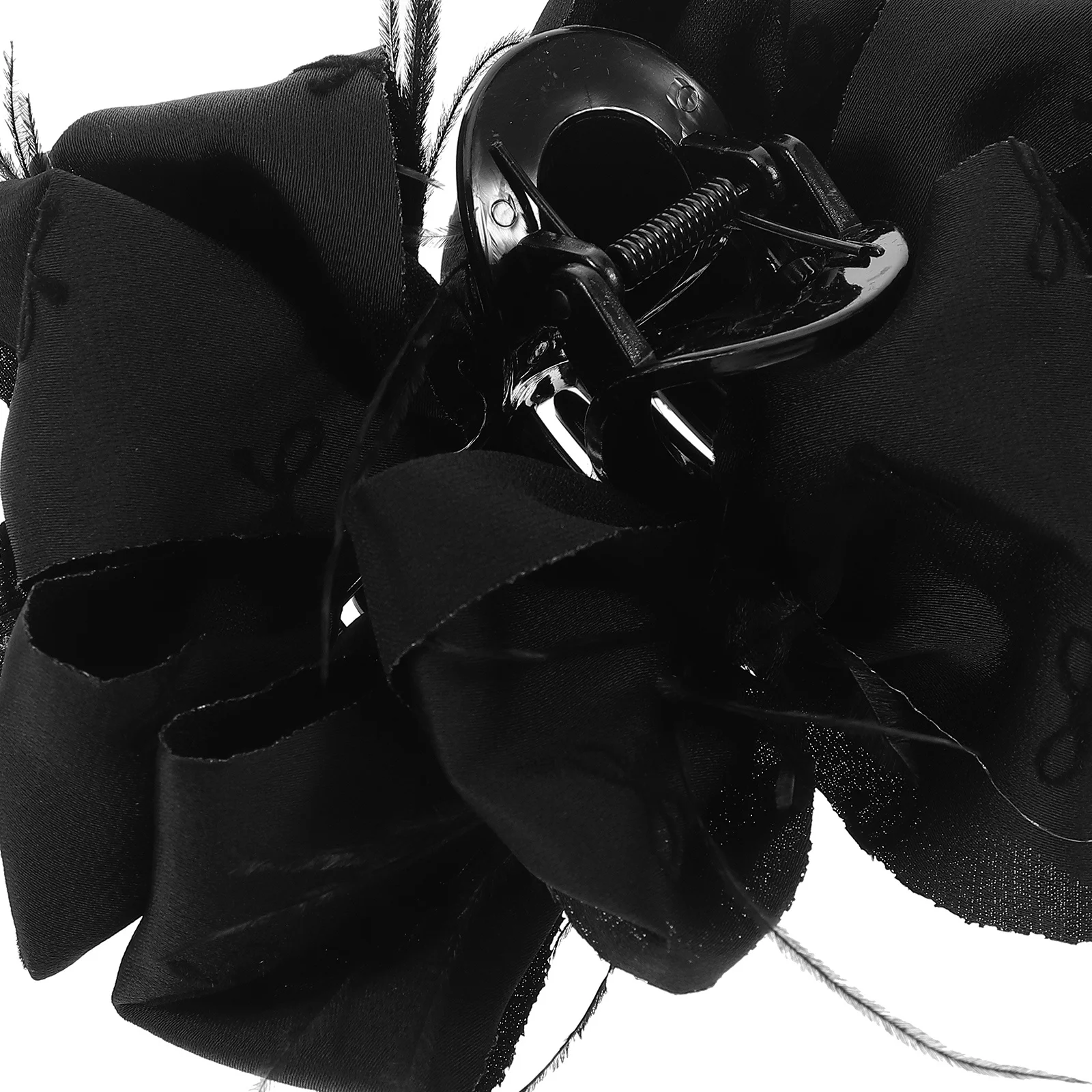 مشابك مخلب القوس الكبيرة إكسسوارات شعر البرقوق للشعر السميك الآمن لحفلات الزفاف والارتداء اليومي كرنفال