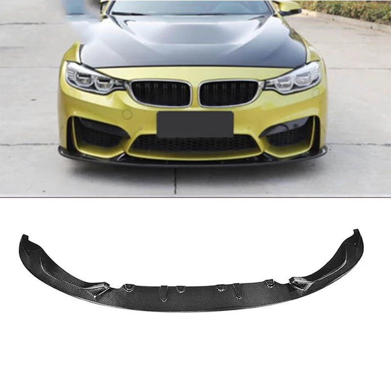 

Carbon Fiber 3D Style Front Bumper Lip for BMWs M3 F80 M4 F82 F83 2015-2019