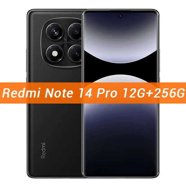 Xiaomi Redmi Note 14 Pro 4G Global Version NFC Cellphone 6.67'' AMOLED Display 256GB 512GB MTK Helio G100-Ultra 200MP AI Camera