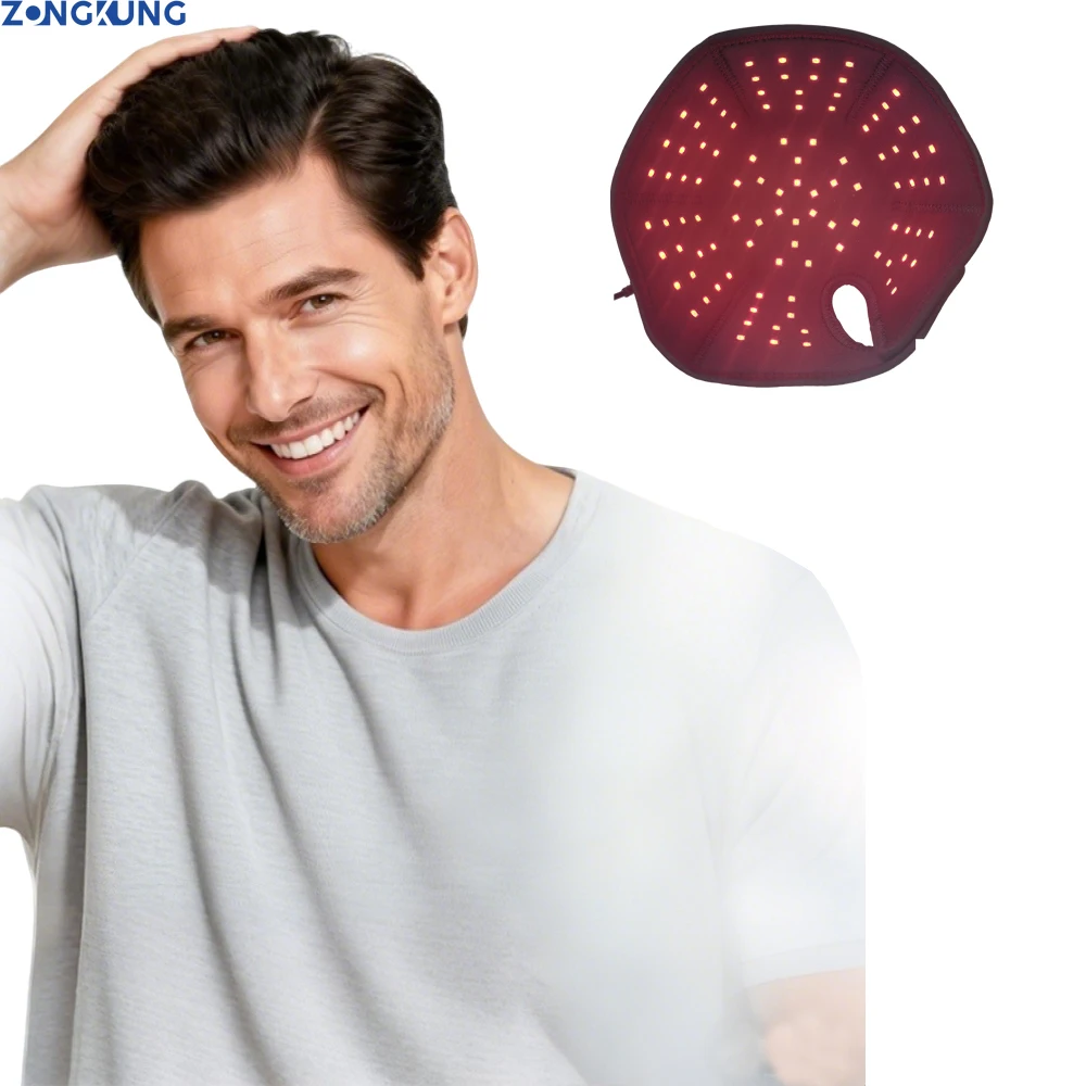 

100 Leds Red Light Hair Regrowth Cap 660nm&850nm Near-infrared Light Reduces Oiliness Strengthen Hair Roots Anti-Hair Loss Hat