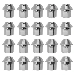 20Pieces M12 X 1.5 19MM Alloy Wheel Lug Nuts Chrome Hex Bolts Flexible For Ford Focus MK1 MK2 MK3 K14844 Car Accessories