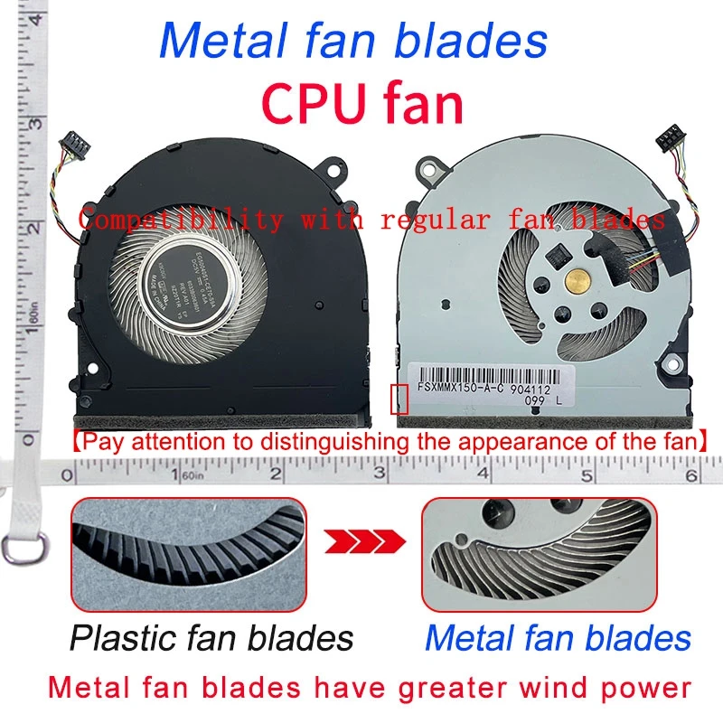 Nowy Laptop Cpu GPU wentylator chłodzący do xiaomi TM1701 TM1707 171502 171501 181501-01 AD AL AQ AK MX250