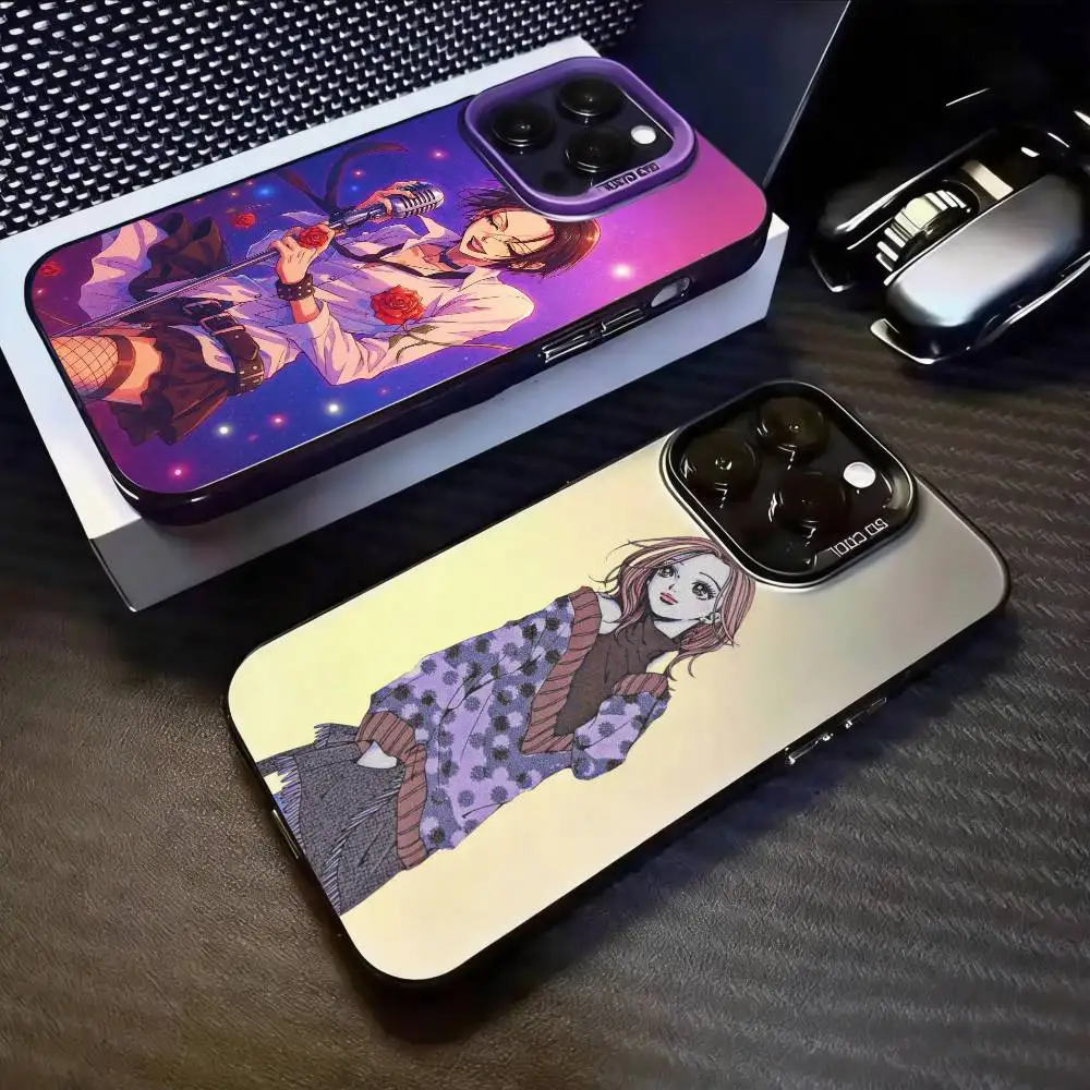 

NANA Glossy Luxury Printed Phone Case For IPhone 11/12/13/14/15/16/17 Plus, Pro, Pro Max & Air