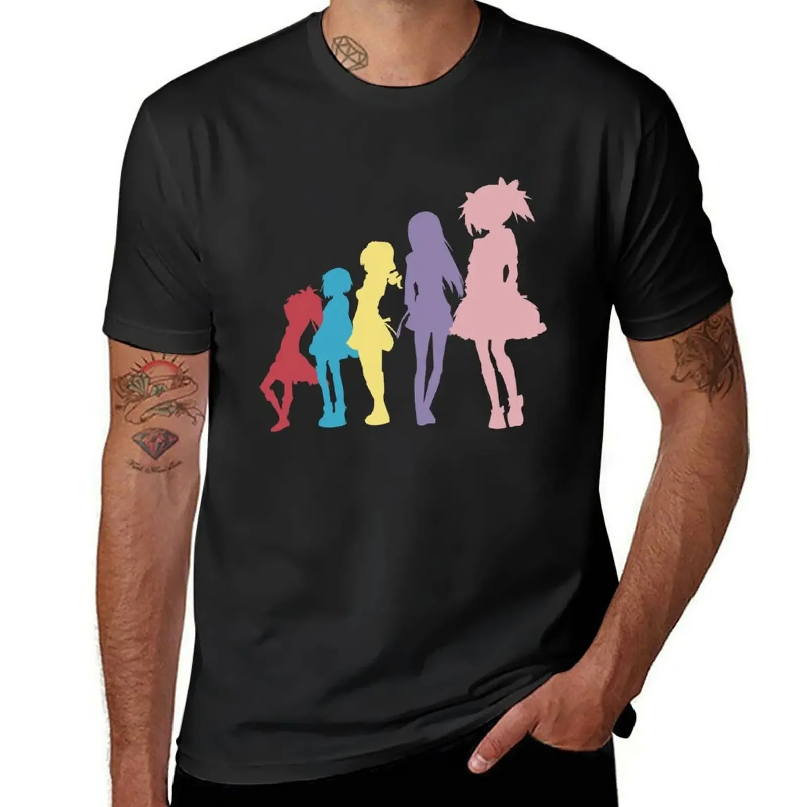 

Madoka - Let's fight together T-Shirt vintage graphic tee fashion shirts cute clothes workout shirts for men