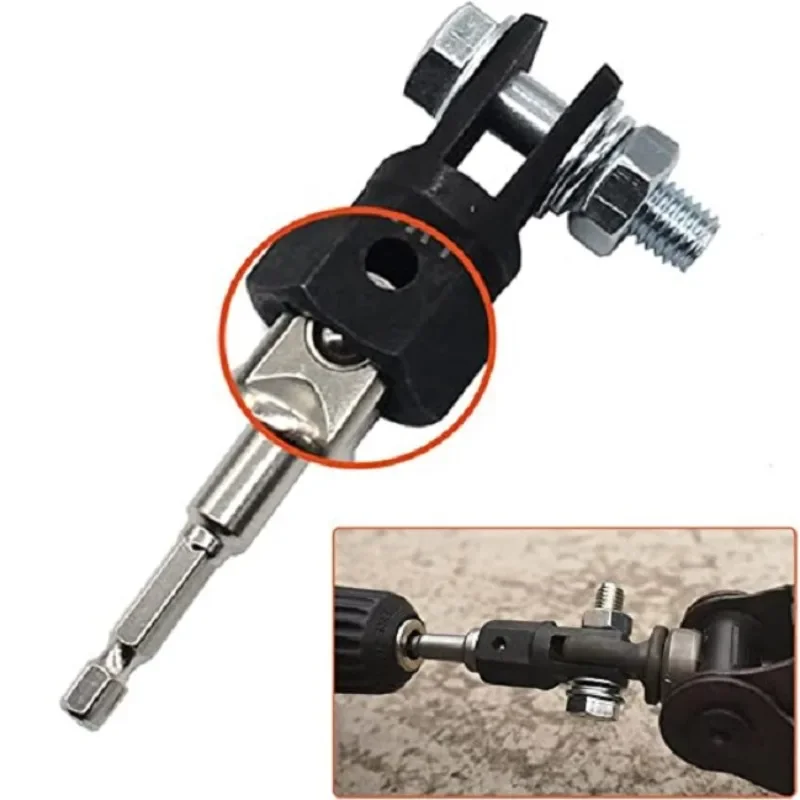 1/2 Inch Scissor Jacks Adaptor Drive Impact Wrench Adapter Tool Jack Shear Chrome Vanadium Steel Adapter Steel Ball Joint Rod