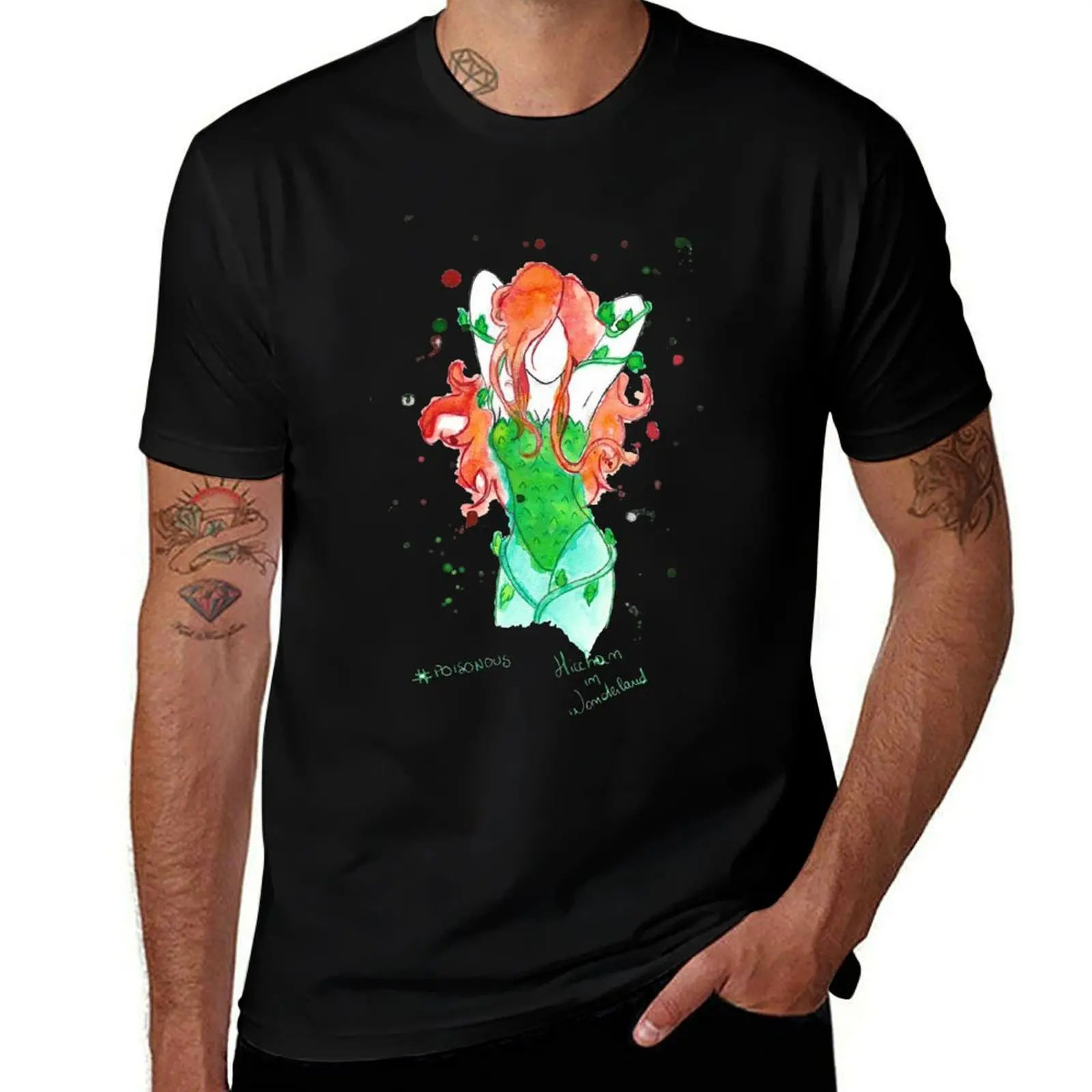 Poisonous T-Shirt Breathable Basic Cotton T-Shirt
