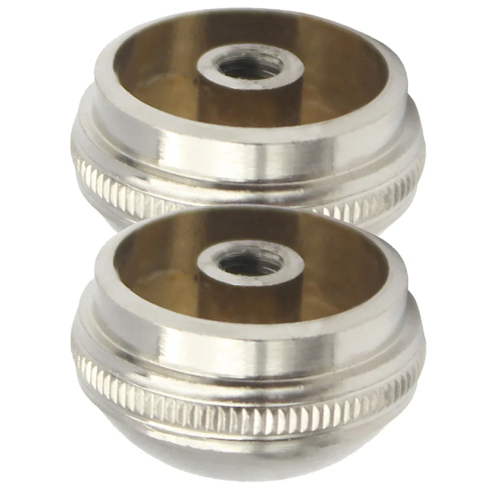 

2 Pcs Headjoint Screw Cap Silver Color Flute Accessories for Musical Instruments Replacement Parts Accessories