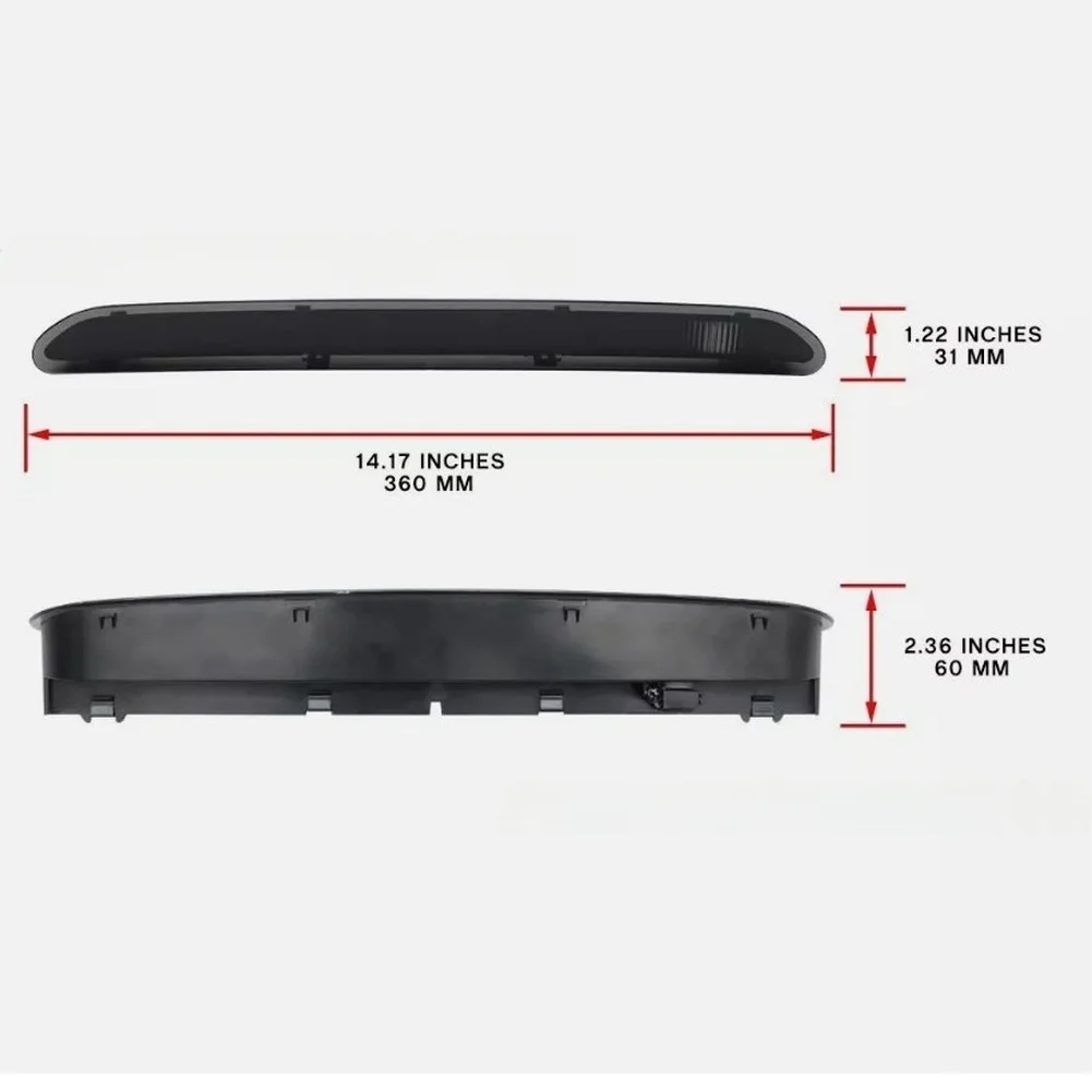 High Mount Third Brake Light Brake Light Rear Tail Lamp Third Brake Light Direct Replacement OEM Fitment Rear Mount
