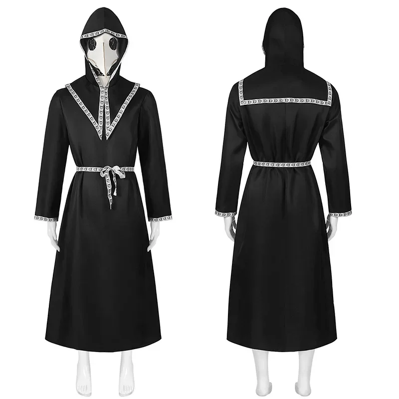 

Halloween Skeleton Robe Medieval Prom Party Stage Costume