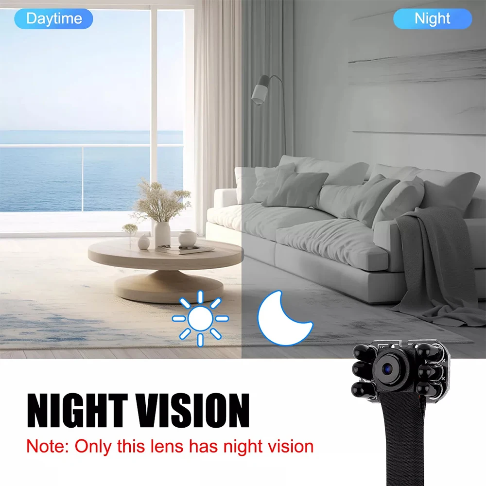 HD 4K Mini Camera DIY Portable Wireless Module WiFi Camera Video Recorder Support Remote View Motion Detection P2P Camcorder