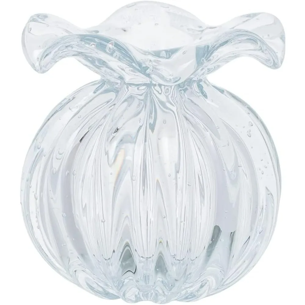 

Crystal Vase - Stunning Decorative Vase Center Decoration and Small Crystal Vase, Perfect for Home or Room Decoration