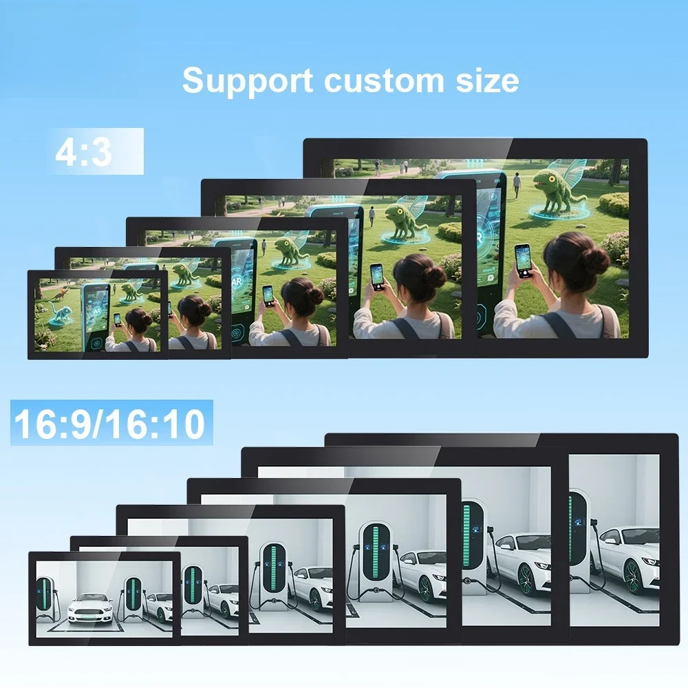 2026 Wall Mount Android Touchscreen Tablet PC 24 Inch IndoorTouch Screen Monitor Vertical Sunlight Readable Pcap Touch Screen Di
