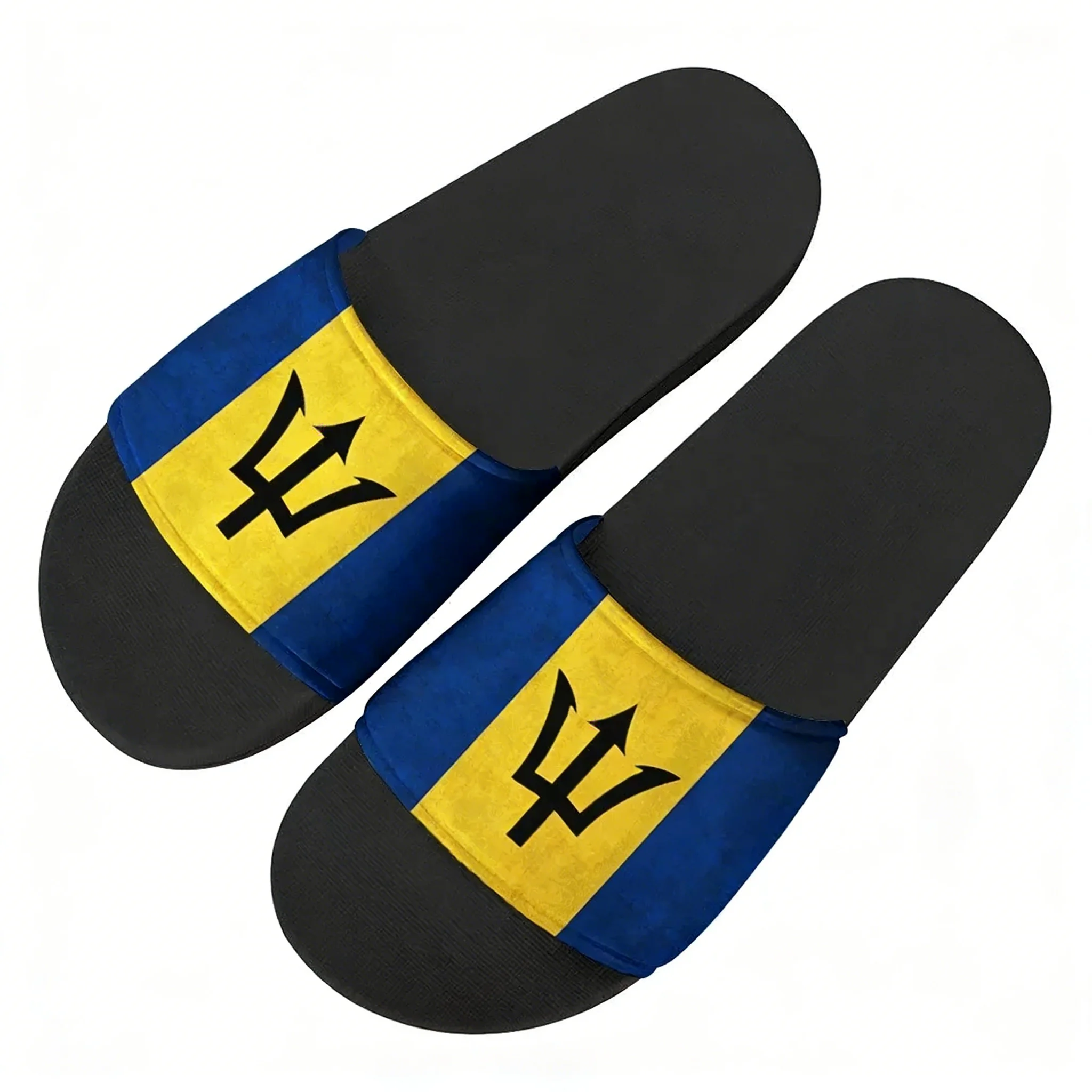 

Barbados National Flag Slippers Home Water Shoes Men Women Teenagers Fashion Beach Pool Sandals Tailor-made Summer Slipper