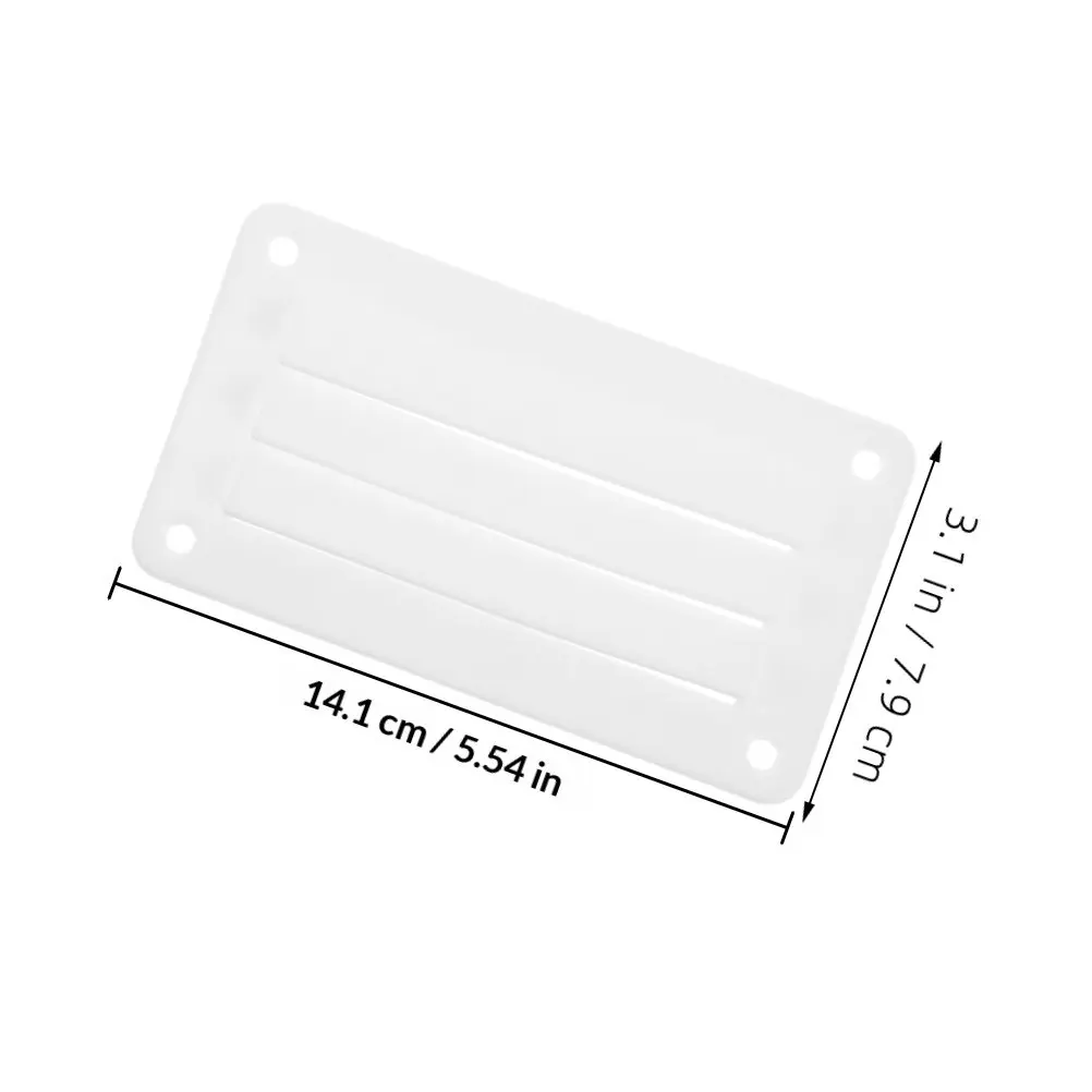 Louvered Vent Grille Rv Exhaust Vent for Boat Marine Airflow Prevents Water Entry Easy Install Yacht Kayak Ventilation