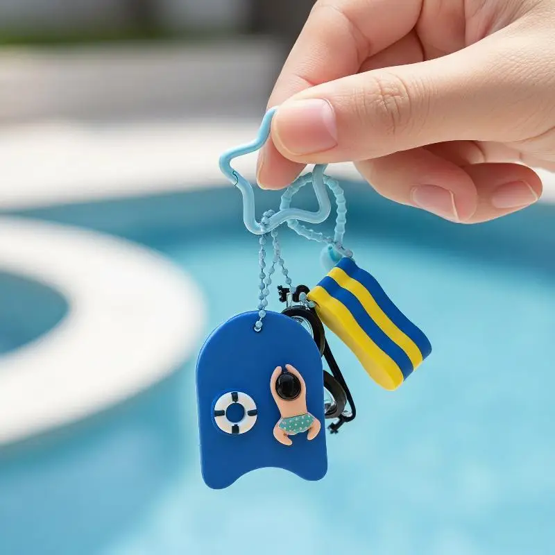 Floating Keychain Lightweight Portable High Buoyancy Key Pendant for Rafting Boating Fishing Swimming Activities