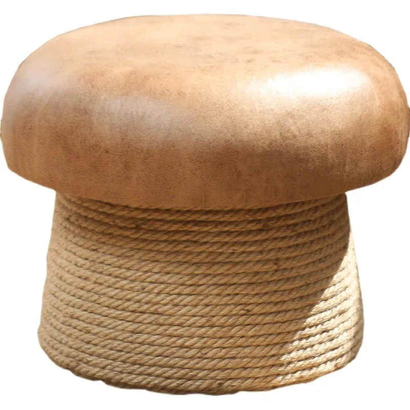 ma-rope-woven-mushroom-shaped-stool-with-solid-wood-frame-hand-woven-shoe-changing-multifunctional-stools