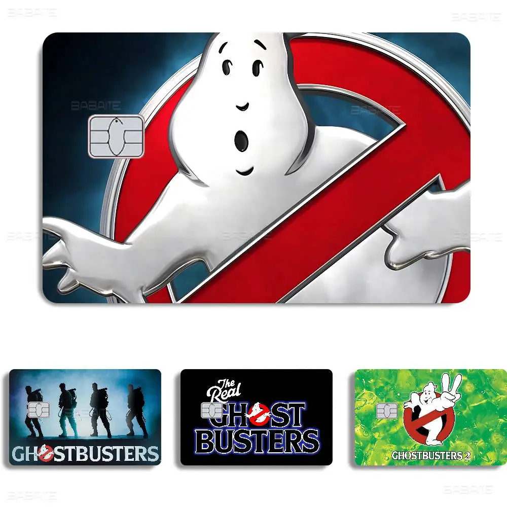 Classic Comedy Movie G-Ghostbusters Diy Credit Debit Card Sticker Party Sticker Decoration Waterproof Small Chip Card Skin