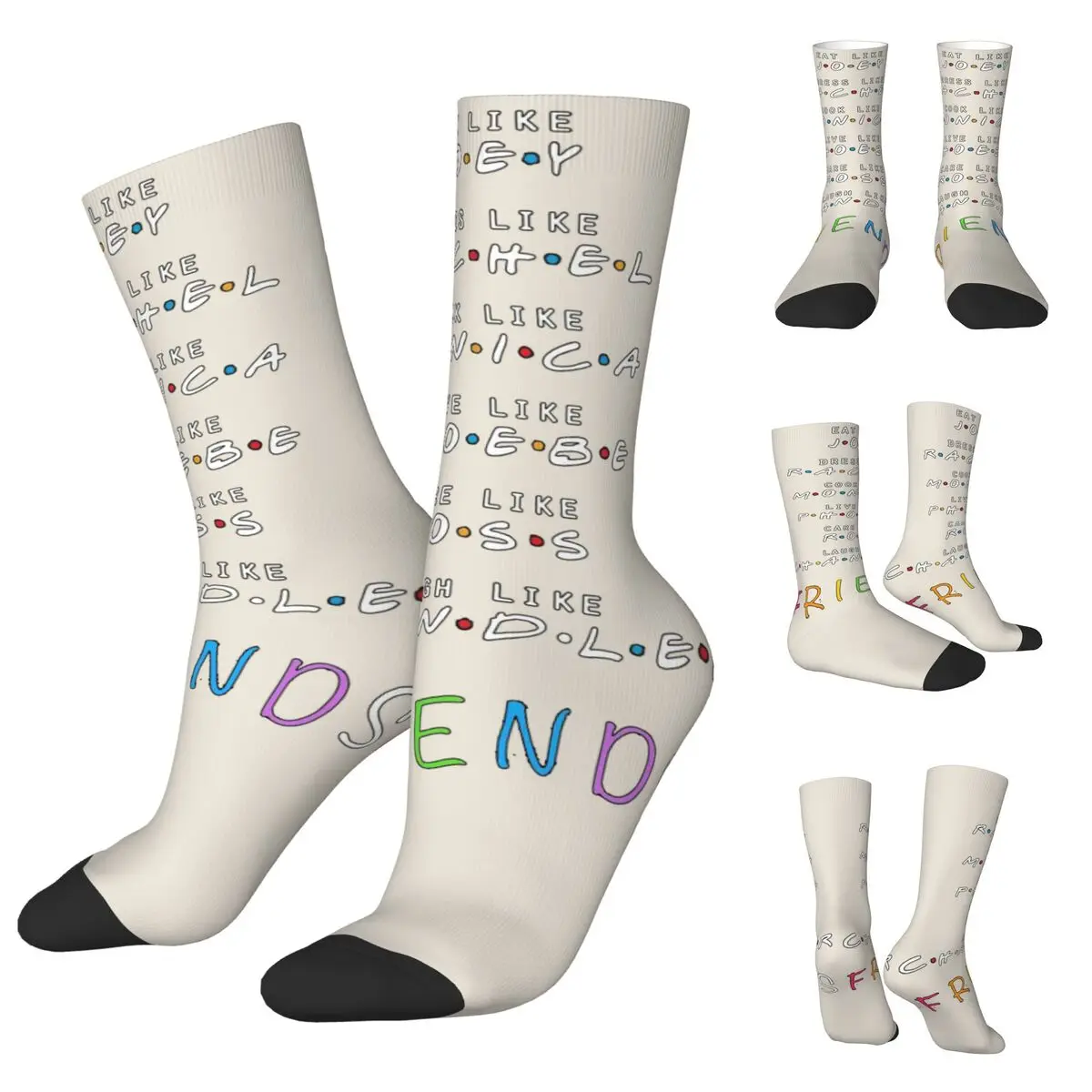 

JOEY DOESN'T SHARE FOOD TV Show Men Women Socks,fashion Beautiful printing Suitable for all seasons Dressing Gifts