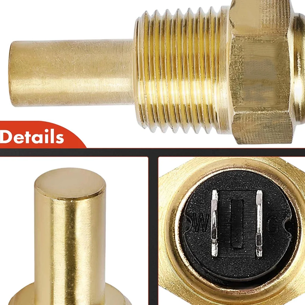 

Coolant Temperature Sensor for Cummins 4BT 6BT 6CT Diesel Engine Models Fits OEM Part Numbers 3967250 3845N05-010