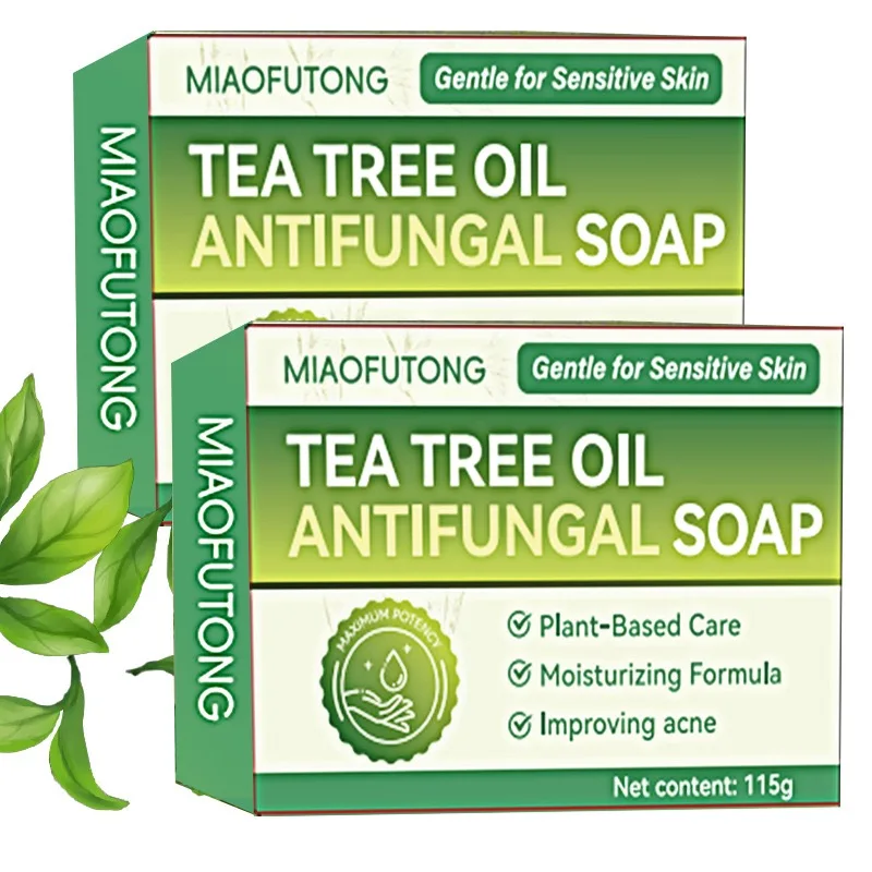 

Best-selling Tea Tree Antibacterial Soap, Face & Body Cleansing, Anti-mite Oil Control, Moisturizing Essential Oil Handmade Soap
