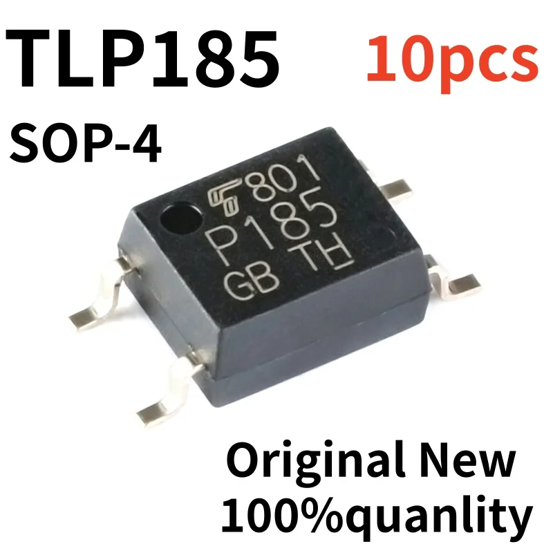 10PCS 100% brand new genuine TLP185 patch optocoupler TLP185(GB-TPL,SE SOP-4 optocoupler chip IC