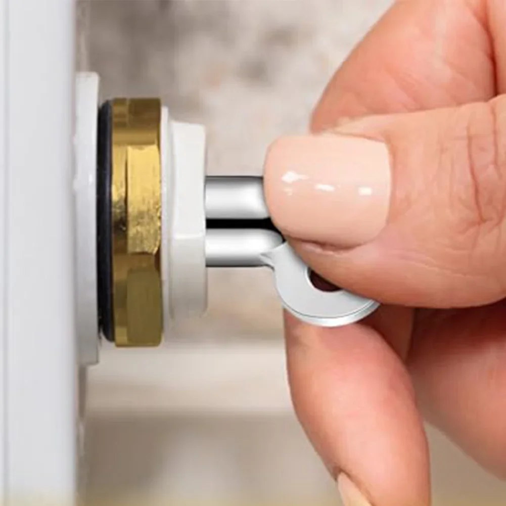 Copper Radiator Drain Valve Copper Exhaust Valve Brass Drain Valve Dedicated Wrench Included Manual Air Vent Valve